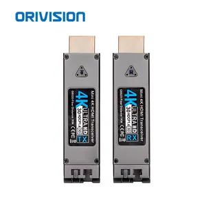 มินิ 1KM-20KM 4K HDMI Extender ผ่านไฟเบอร์ HDMI 4K ไฟเบอร์ Extender