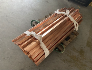 قضبان نحاسية غير سبائكية T2 وألواح مسطحة مربعة 3-60 مم بطول مخصص مع خدمات اللحام والثني - Product Image 3