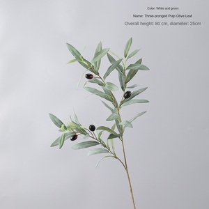 Hojas de Olivo Artificiales, Simulación de Hojas de Olivo, Planta Verde Artificial, Decoración de Hojas de Olivo para Bodas, Arreglos Florales - Product Image 6