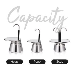 <span class=keywords><strong>Cafetera</strong></span> de inducción de diseño personalizado, <span class=keywords><strong>cafetera</strong></span> Moka, <span class=keywords><strong>cafetera</strong></span> Espresso de aluminio, <span class=keywords><strong>4</strong></span> <span class=keywords><strong>tazas</strong></span>, accesorios de herramientas de cocina - Product Image 6