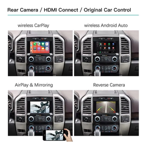 Pour système Ford Sync2 Explorer Focus Fiesta C-max Edge F-150 Fusion Taurus, CarPlay sans fil, Android <span class=keywords><strong>Auto</strong></span>, Mirror Link, AirPlay - Product Image 4