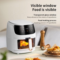 Popular barato 6L 8L inteligente profundo eléctrico antiadherente multifuncional freidora de aire digital para Cocina