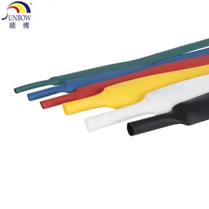 VW-1 2:1 shrink ratio Tubos termorencolhíveis reticulado poliolefina Shrink Sleeve isolamento preto 8mm Heat Shrink Tube