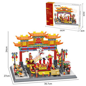 Wange 5234 Chinatown Washington D.C. Amérique Attraction de construction à assembler pour enfants unisexe, ensemble de blocs de construction en plastique, jouet - Product Image 5