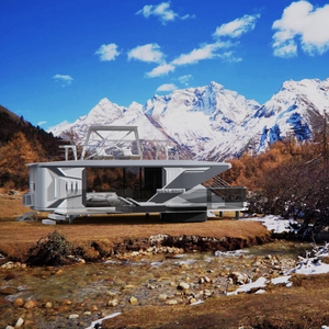 <span class=keywords><strong>Vente</strong></span> directe usine – Villa modulaire préfabriquée en acier à 2 étages, <span class=keywords><strong>maison</strong></span> conteneur de 41 pieds, portable, moderne, pour extérieur, avec salle de bain et cuisine - Product Image 1
