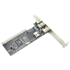 Carte PCI <span class=keywords><strong>Firewire</strong></span> IEEE 1394 à 3 ports, adaptateur <span class=keywords><strong>Firewire</strong></span>, carte contrôleur PCI IEEE 1394 pour ordinateur de bureau - Product Image 1