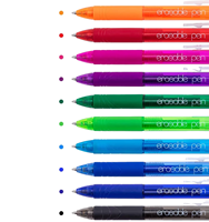 Nouveau Stylo Gel Effaçable Créatif et Simple pour Étudiants, Fournitures de Papeterie, Pointe Bille 0.7mm, Encre Colorée, Personnalisable