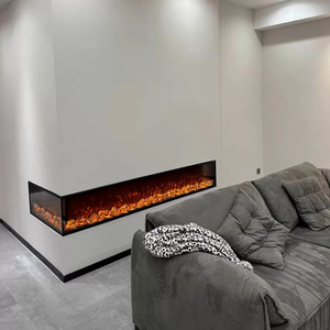 Chimenea <span class=keywords><strong>de</strong></span> calefacción eléctrica 3D Quema <span class=keywords><strong>de</strong></span> madera Chimenea <span class=keywords><strong>de</strong></span> 40 pulgadas Simulación Llama Tv <span class=keywords><strong>Pared</strong></span> Calefacción incorporada Chimenea eléctrica - Product Image 4