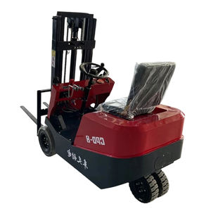 Ventas de fábrica 800KG Mini carretilla elevadora eléctrica de tres ruedas Grúa apiladora de elevación hidráulica para el taller de almacén Precio barato - Product Image 2