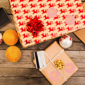 Etichette Adesive Decorative Personalizzate RG, 500 Pezzi/Rotolo, Impermeabili, Lucide, Circolari, in Carta Artistica, <span class=keywords><strong>con</strong></span> Scritta 'Grazie', Promozionali, <span class=keywords><strong>con</strong></span> Confezione Regalo Gratuita - Product Image 3