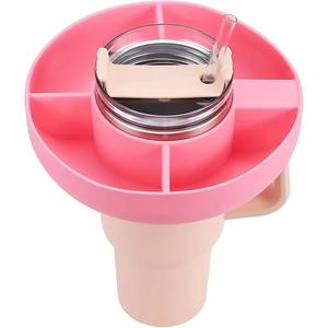 Cuenco para aperitivos para taza, anillo para aperitivos, compatible con <span class=keywords><strong>Stanley</strong></span> <span class=keywords><strong>Quencher</strong></span> 30/40OZ, vaso con asa, accesorios para tazas - Product Image 4