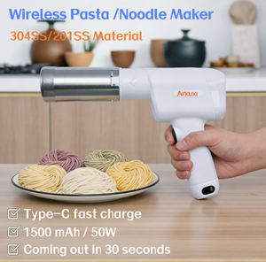 Máquina para Hacer Pasta Instantánea Insta <span class=keywords><strong>Mami</strong></span> Recargable por USB, Máquina Eléctrica para Hacer Fideos y Pasta con Función de un Clic para Uso Doméstico - Product Image 2