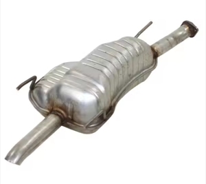 Suministro de Fábrica, Precio al por Mayor, Piezas de Sistema de Escape Automotriz de Alto Flujo, Silenciador de Escape de Acero Inoxidable 409 para Opel Astra - Product Image 1