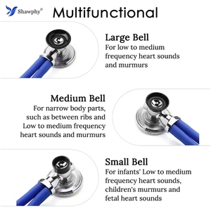 <span class=keywords><strong>Fonendoscopio</strong></span> profesional de doble cabezal, estetoscopio, accesorio médico multifuncional para médicos, fuente de alimentación Manual para niños - Product Image 4