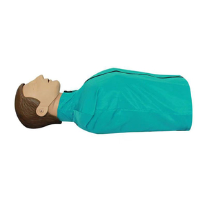 Simulador de reanimación cardiopulmonar de medio cuerpo para adultos para entrenamiento de primeros auxilios modelo básico ficticio - Product Image 5