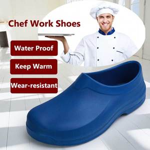 Giày Bảo Hộ Lao Động Nhà Bếp Chống Trượt Chuyên Nghiệp Giày Đầu Bếp Chống Mòn Chống Dầu Có Đế Lót - Product Image 5