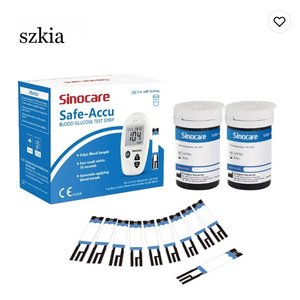 Monitor de Glucosa en Sangre <span class=keywords><strong>Sinocare</strong></span> Codefree, Medidor de Glucosa en Sangre, Máquina de Prueba de Diabetes con 50 Tiras Reactivas - Product Image 5