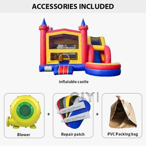 Château gonflable commercial en vente chaude, trampoline gonflable pour enfants, maison de rebond pour jeux en plein air et fêtes - Product Image 2