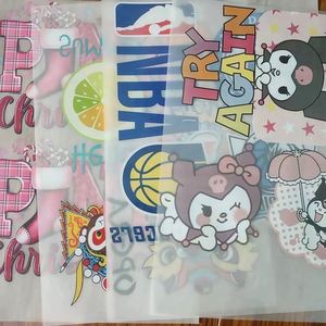 For Ready to Press Wholesale Custom Design Heat Press Stickers Transfer Heat Transfer Printing Garment T-<b>Shirt</b> Fabric US - Product Image 4