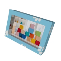 Dossiers en carton écologiques recyclables personnalisés avec pelliculage mat et impression à chaud or pour jouets promotionnels et cadeaux - Échantillon gratuit