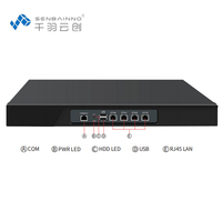 Firewall y Aplicaciones de Seguridad de Red 1U con 4 Puertos LAN 2.5G, 1G DDR3 (Máx. 8GB), SATA3.0, MSATA, SO WIN XP, VGA y 4 Puertos USB