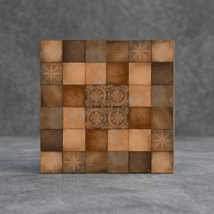 Carreaux de sol en porcelaine numérique marron brésilien Bahia 40x40cm, 12mm, mats, antidérapants, pleine masse, pour extérieur, usage intensif - Product Image 3