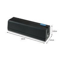 Lecteur-graveur de cartes à bande magnétique USB 3 pistes Hi-Co Lo-Co programmable, collecteur de données pour cartes à glisser