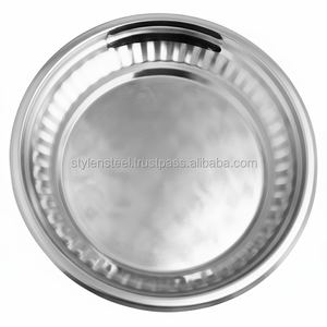 Plaque de chargement en acier inoxydable pour miroir de mariage, plaque de chargement en métal doré en acier inoxydable - Product Image 1