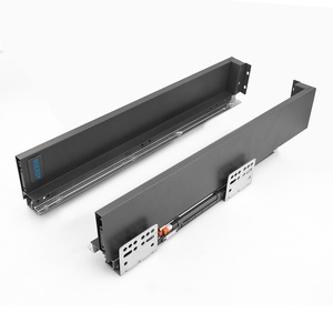 ROEASY armadio da cucina Soft Close automatico a spinta per aprire il cassetto a doppia parete scorre in metallo cassetto scatola sottile - Product Image 2