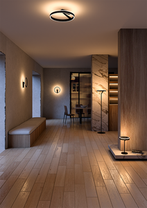 Lámpara <span class=keywords><strong>de</strong></span> Techo Redonda Moderna para Remodelación del Hogar, Luces <span class=keywords><strong>de</strong></span> Superficie para Sala <span class=keywords><strong>de</strong></span> Estar - Product Image 5