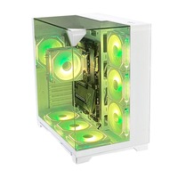 Boîtier PC personnalisé Pcooling, boîtier PC Full Tower pour jeux avec ventilateurs RGB, boîtier PC pour jeux, boîtiers d'ordinateurs pour jeux, tours d'ordinateurs pour jeux