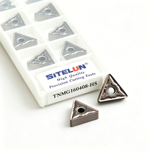 เม็ดมีดกลึงคาร์ไบด์ความแม่นยำสูง SITELUN รุ่น CNMG TNMG สำหรับงานกลึงโลหะ ขายส่ง - Product Image 5