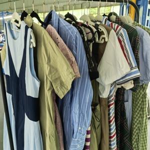 SH05 Robes longues tendance de haute qualité, robes en coton, jupes, jeans, chemises, vêtements usagés pour femmes, vêtements bon marché en gros - Product Image 3