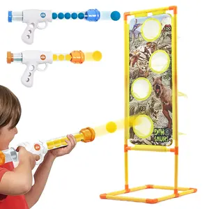 Multiplayer-Schieß spiel Kids Foam Ball Popper Air Toy Guns mit Ziel Soft Bullet Luft betriebenes und stehendes Schieß ziel