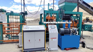 QT6-15 otomatis penuh getaran tekan blok mesin pembuat blok produsen beton berongga/padat/Paving Blok - Product Image 3