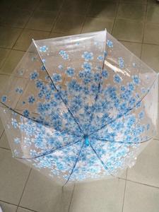 Factory Promotion <strong>clear</strong> Transparent Umbrella Princess Flower Japan Sakura Umbrella Parasol Low Price Nice Umbrelle for Girl - Product Image 4