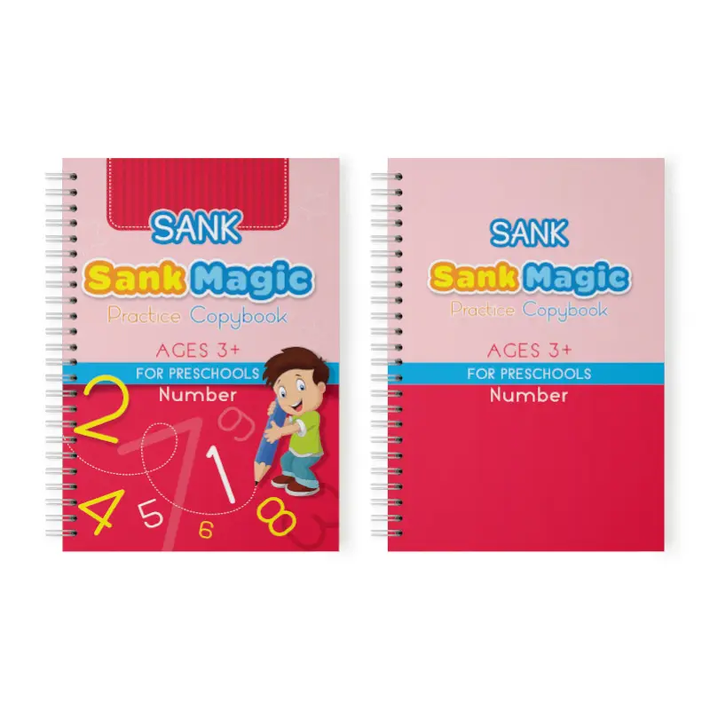 1 Book English Language Printing Writing Practice Sank Magic Calligraphy Copybook for Kid