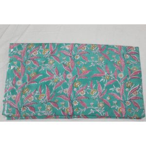 Tela de Algodón Estampada a Mano Sostenible, Ligera, con Diseño Floral, para Confección de Ropa para Niñas y Niños - Product Image 5