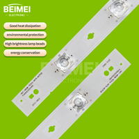 Bande lumineuse LED pour téléviseur HKC-460W-TE01A-46T9-MCPCB N° de pièce : 6003050485 Bande lumineuse LED pour téléviseur Bande LED Barre LED pour F46PA5000 SANYO 46CE536BLED