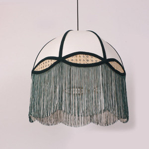 Luminaire suspendu en bambou et rotin style pastoral moderne pour l'éclairage domestique - Product Image 1