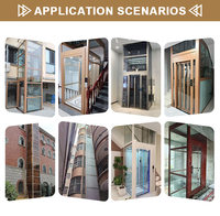 Modelo de Estructura Metálica en Forma de U para Ascensores de Villas Modernas, Apartamentos y Hoteles, Diseño 3D de Shandong, Duradero, Seguro y Estable