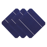 Prix de gros - Cellules solaires monocristallines 125*125mm 2bb - 5 pouces - 20,4% - 3,17w - Cellule PV mono PERC pour la fabrication de panneaux solaires mono