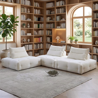 Sofá Modular Comprimido y Envasado al Vacío, Juego de Sofás de Espuma Comprimida Personalizable, Combinación Múltiple para Apartamento, Hotel, Hogar - Moderno