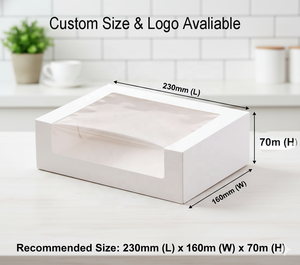 Caja <span class=keywords><strong>de</strong></span> Embalaje Personalizada <span class=keywords><strong>de</strong></span> Lujo para Pasteles <span class=keywords><strong>de</strong></span> Matcha Blancos, Galletas Dulces, Postres, Donas y Galletas con Ventana - Product Image 5