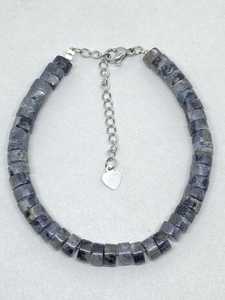 Larvikite <b>Bracelet</b> Natural Crystal Adjustable <b>Bracelet</b> For Wedding Anniversary Meditation Healing Yoga Birthstone And Gift - Product Image 5