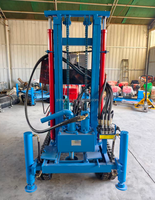 Machine de forage de puits d'eau hydraulique 35HP, capacité de forage jusqu'à 150m de profondeur