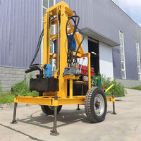 Foreuse hydraulique portable compacte pour puits d'eau, prix de gros direct usine, avec pompe intégrée