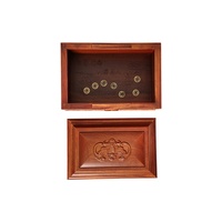 Urne classique en bois massif de palissandre brun, ébène, boîte d'anniversaire pour homme et femme, fournitures funéraires, biodégradable, personnalisable, durable