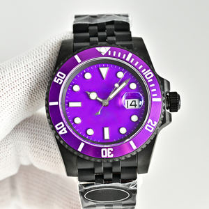 Bracelet en acier inoxydable. Montre-bracelet de luxe. Montre élégante, haut de gamme, de haute qualité. Montre-bracelet mécanique automatique. - Product Image 1