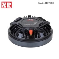 Unité audio de haute qualité, tweeter à diaphragme en titane haute fréquence de 75,5 mm, unité de haut-parleur 8 ohms, haut-parleur haut de gamme HG740-8